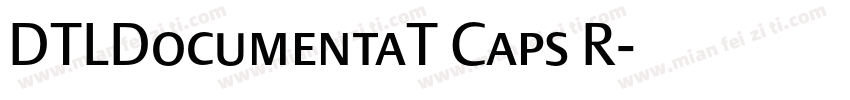 DTLDocumentaT Caps R字体转换